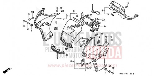 CAPOT NX650R de 1994